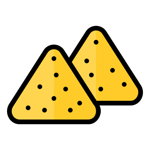 Nachos mexican food snack traditional icon