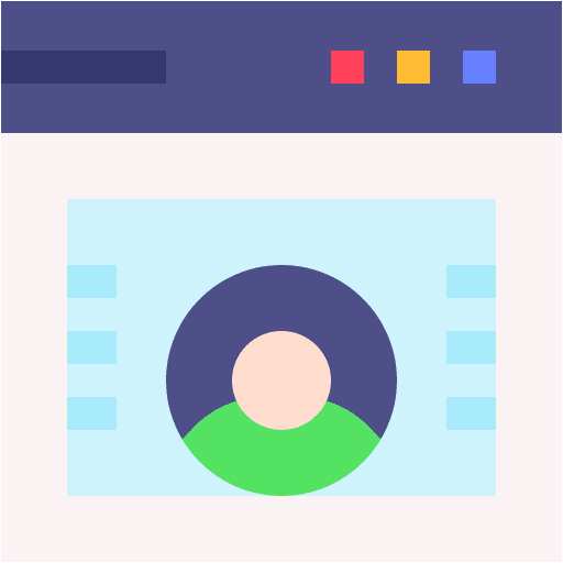Account shopping browser account icon