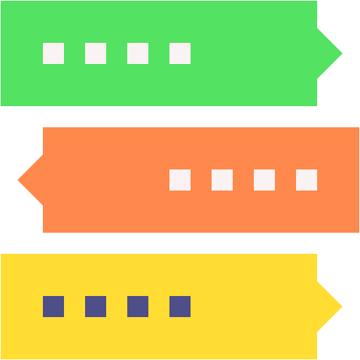 Chat box speech bubble topics call out icon