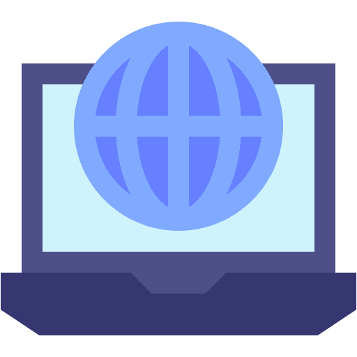 Earth grid education elearning technology icon