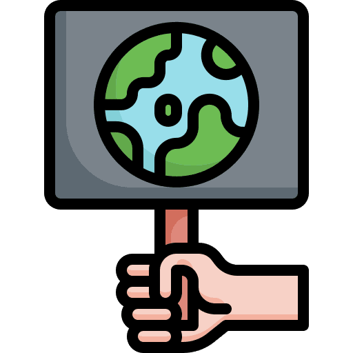 Earth manifestation ecology and environment hand icon Earth manifestation ecology and environment hand icon
