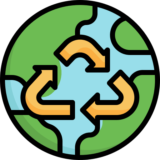 Earth zero waste world earth icon Earth zero waste world earth icon