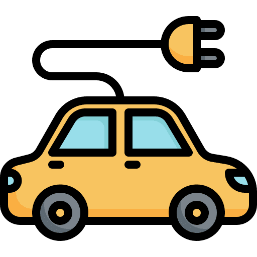 Eco car transport plug eco car icon Eco car transport plug eco car icon