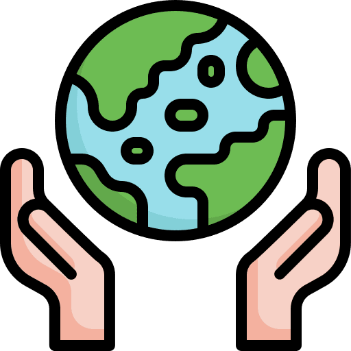 Save the world save the world ecology and environment hands icon
