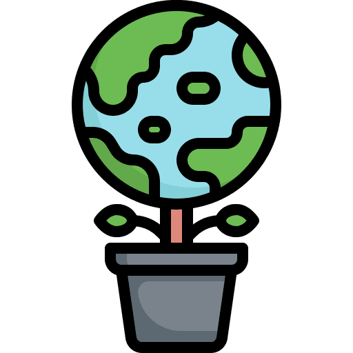 Earth world mother earth day plant icon Earth world mother earth day plant icon