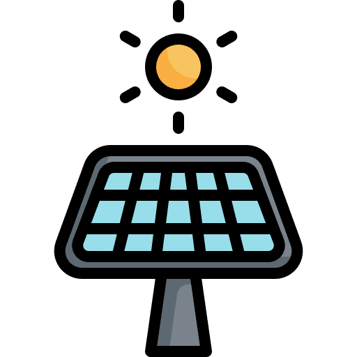 Solar cell industry solar energy solar cell icon Solar cell industry solar energy solar cell icon