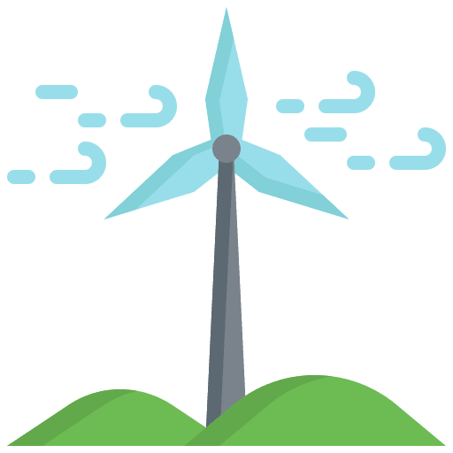 Wind turbine sustainability wind power wind turbine icon