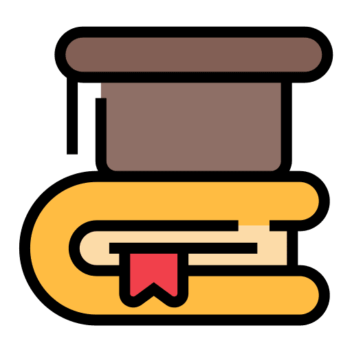 Graduate university graduate student icon