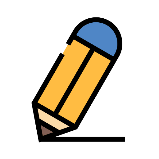 Pencil school school material write icon