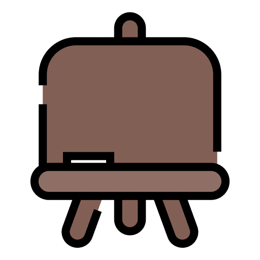 Blackboard lesson school material education icon Blackboard lesson school material education icon