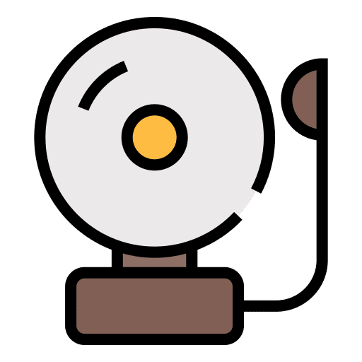 School bell education alert school bell icon School bell education alert school bell icon