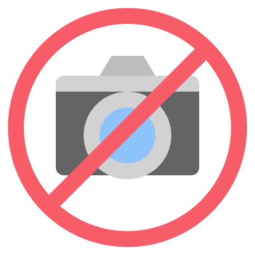 No photo no photo forbidden camera icon