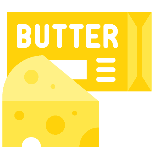 Butter fat butter gastronomy icon