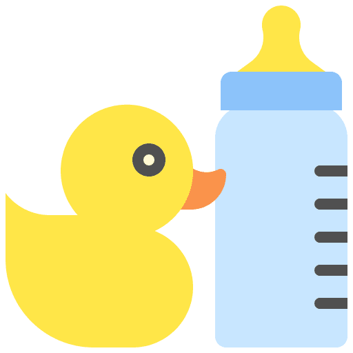 Feeder baby shampoo bottle icon