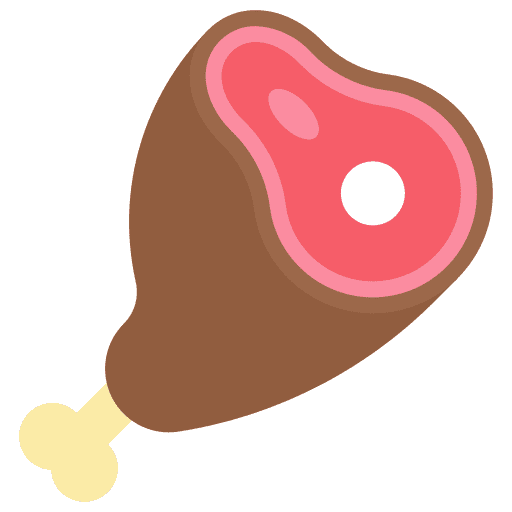 Ham leg food and restaurant pork pork leg icon