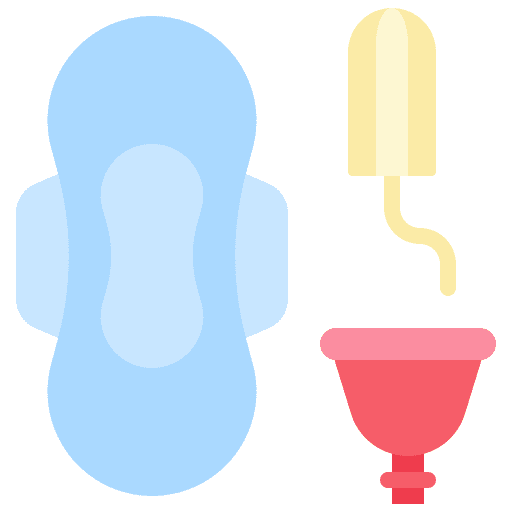 Sanitary napkin sanitary towel woman hygiene icon