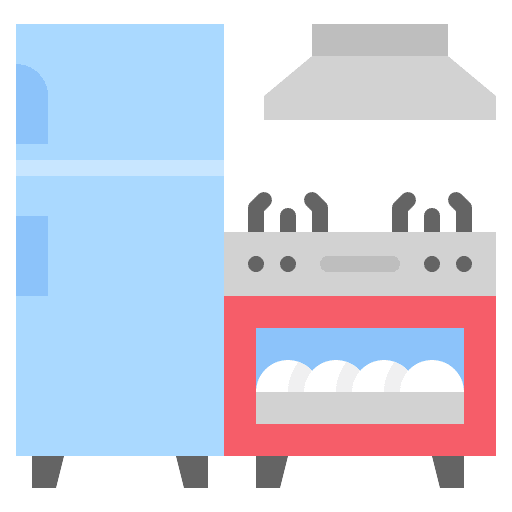 Appliance dish washing furniture and household wash icon