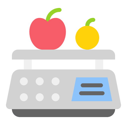Weighing machine weighing machine commerce and shopping weight icon