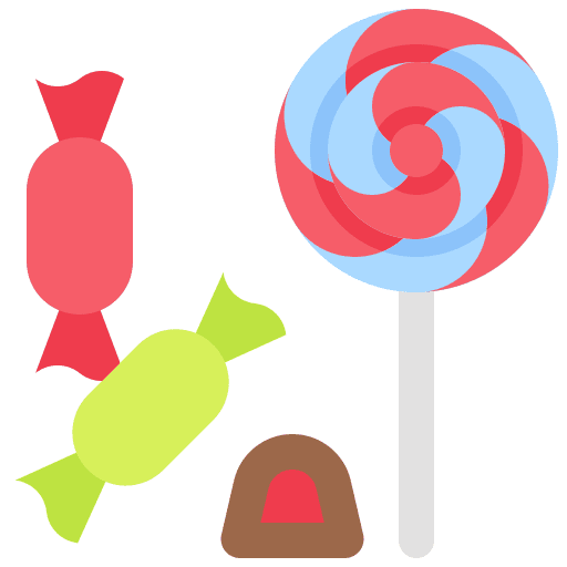 Candies lollipop candies entertainment icon