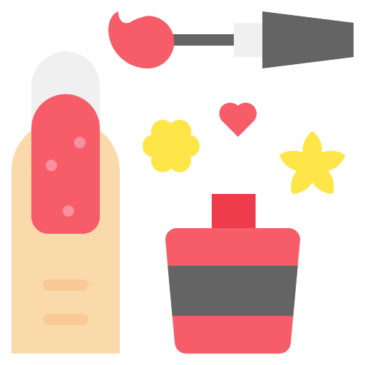 Manicure manicure hand treatment icon