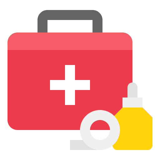 Medical kit medicine first aid kit healthcare and medical icon