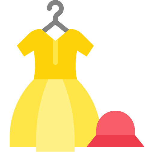 Woman clothes dress garment woman icon