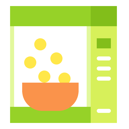 Cereal breakfast rice food icon