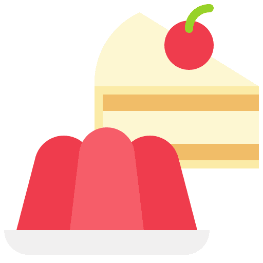 Dessert muffin food and restaurant cherry icon