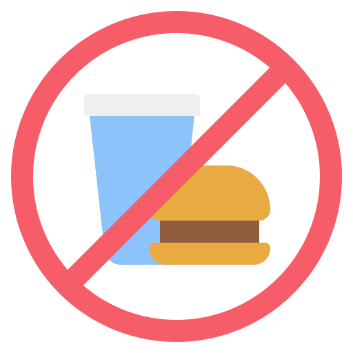 No food meal no food fork icon