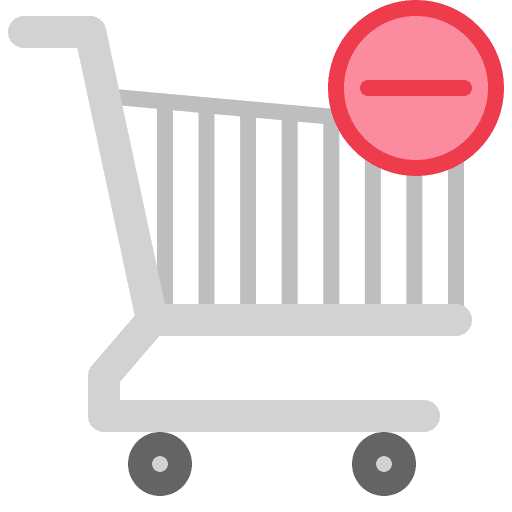Remove from cart remove from cart online store ui icon