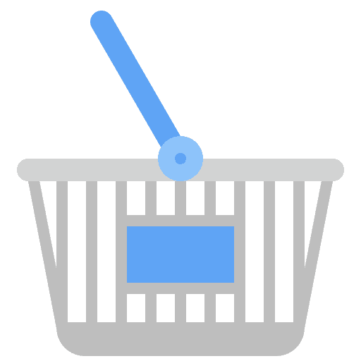 Shopping basket shopping basket grow shop commerce icon