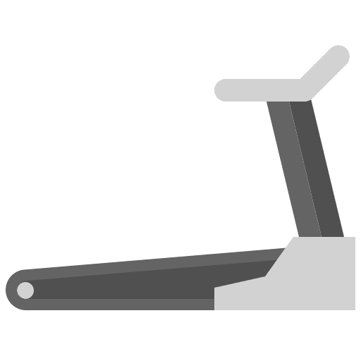 Treadmill active exercise machine sport icon
