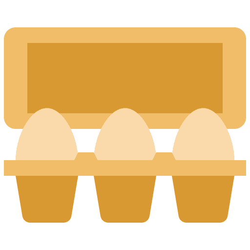 Eggs farming and gardening eggs ingredient icon