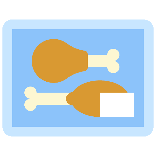 Meat roasted meat package icon