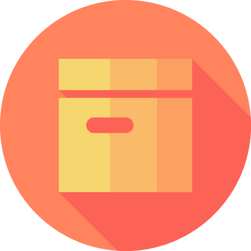Cardboard box cardboard box package shipping and delivery icon
