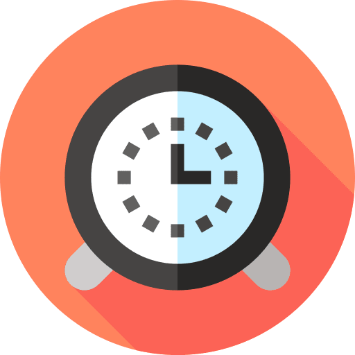 Alarm clock wake up time alarm clock icon