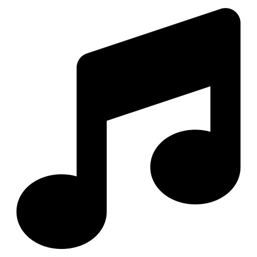 Music interface musical note enable sound icon Music interface musical note enable sound icon
