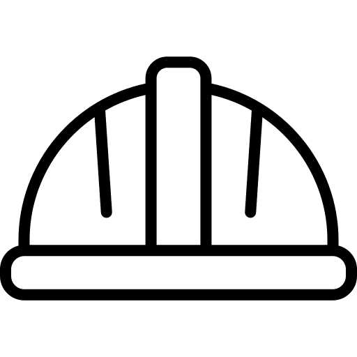 Helmet helmet tools and utensils protection icon