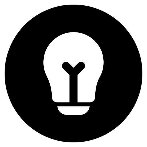 Lamp ui electricity idea icon Lamp ui electricity idea icon