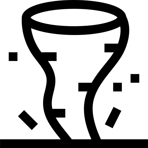 Tornado weather cyclone natural disaster icon