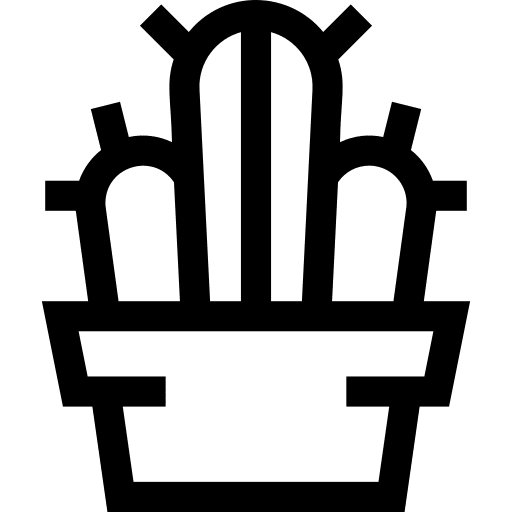 Cactus botanical tree nature icon