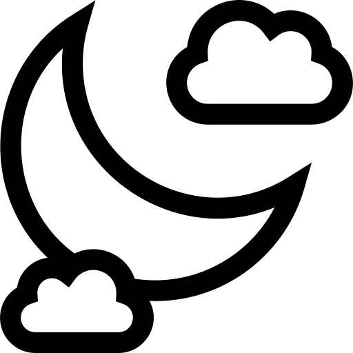 Moon moon sky weather icon
