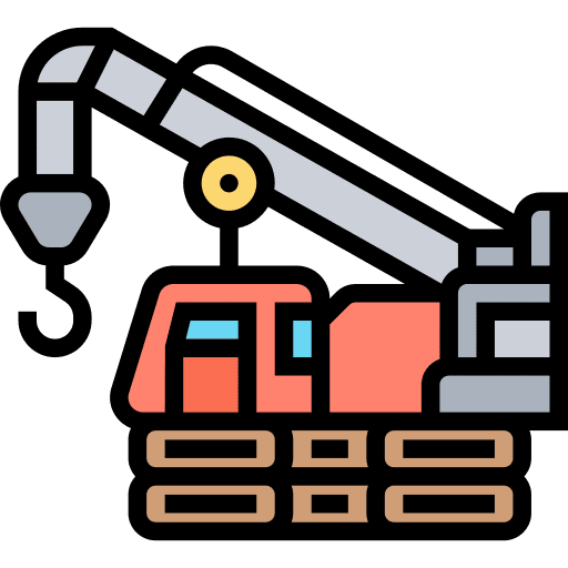 Crane construction mechanic crane icon Crane construction mechanic crane icon