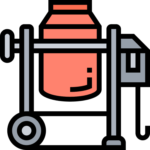 Concrete mixer building concrete mixer builder icon Concrete mixer building concrete mixer builder icon