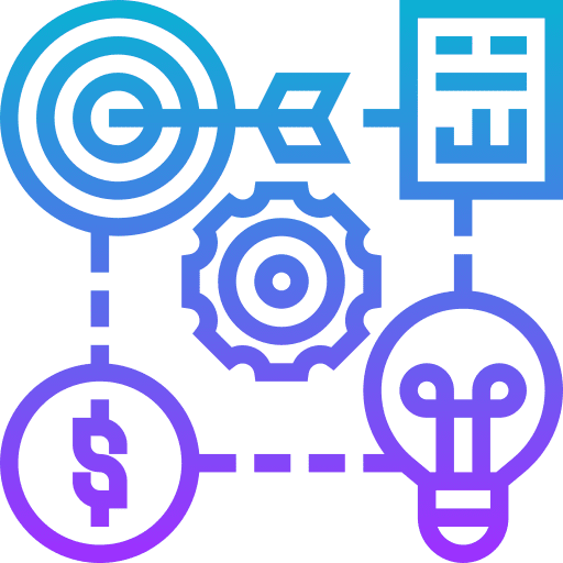 Objective objective marketing target icon