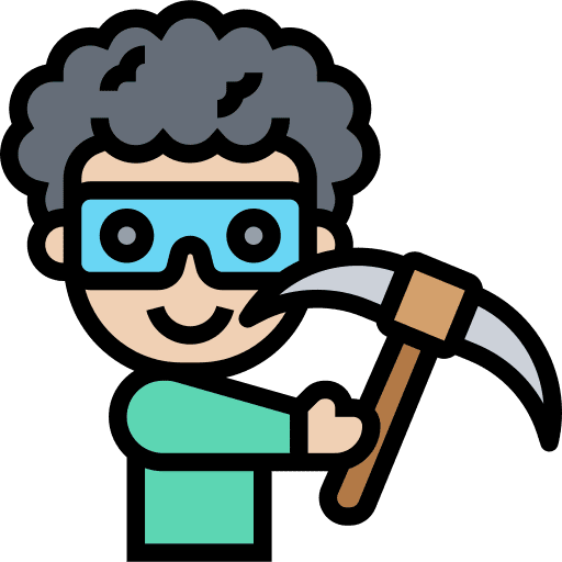 Pickaxe work tools pick hammer professions and jobs icon Pickaxe work tools pick hammer professions and jobs icon