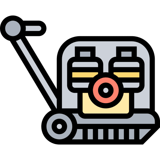 Tamper construction and tools tamper machine icon Tamper construction and tools tamper machine icon