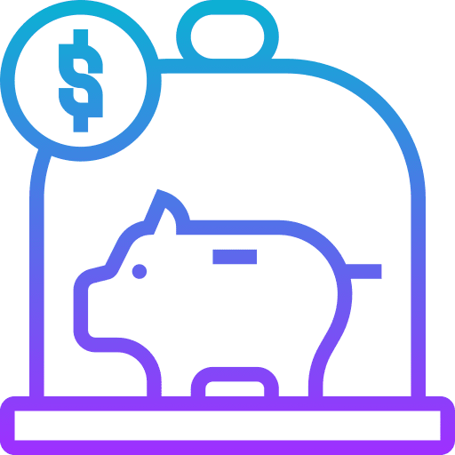 Savings investment money business and finance icon