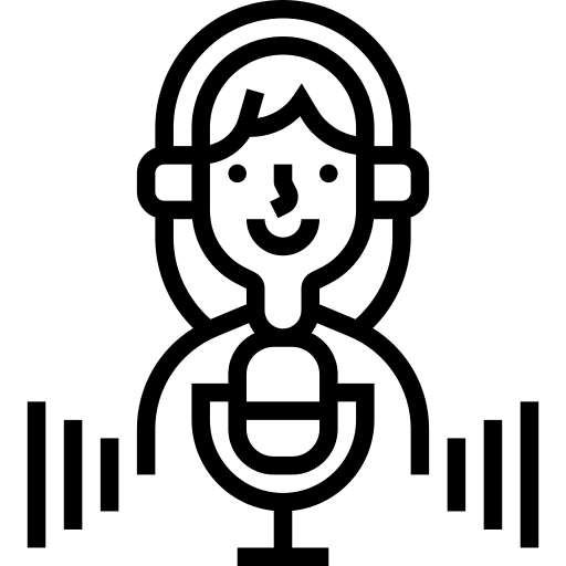 Voice communications radio audio icon Voice communications radio audio icon