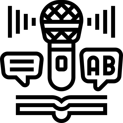 Voice sound radio recorder icon